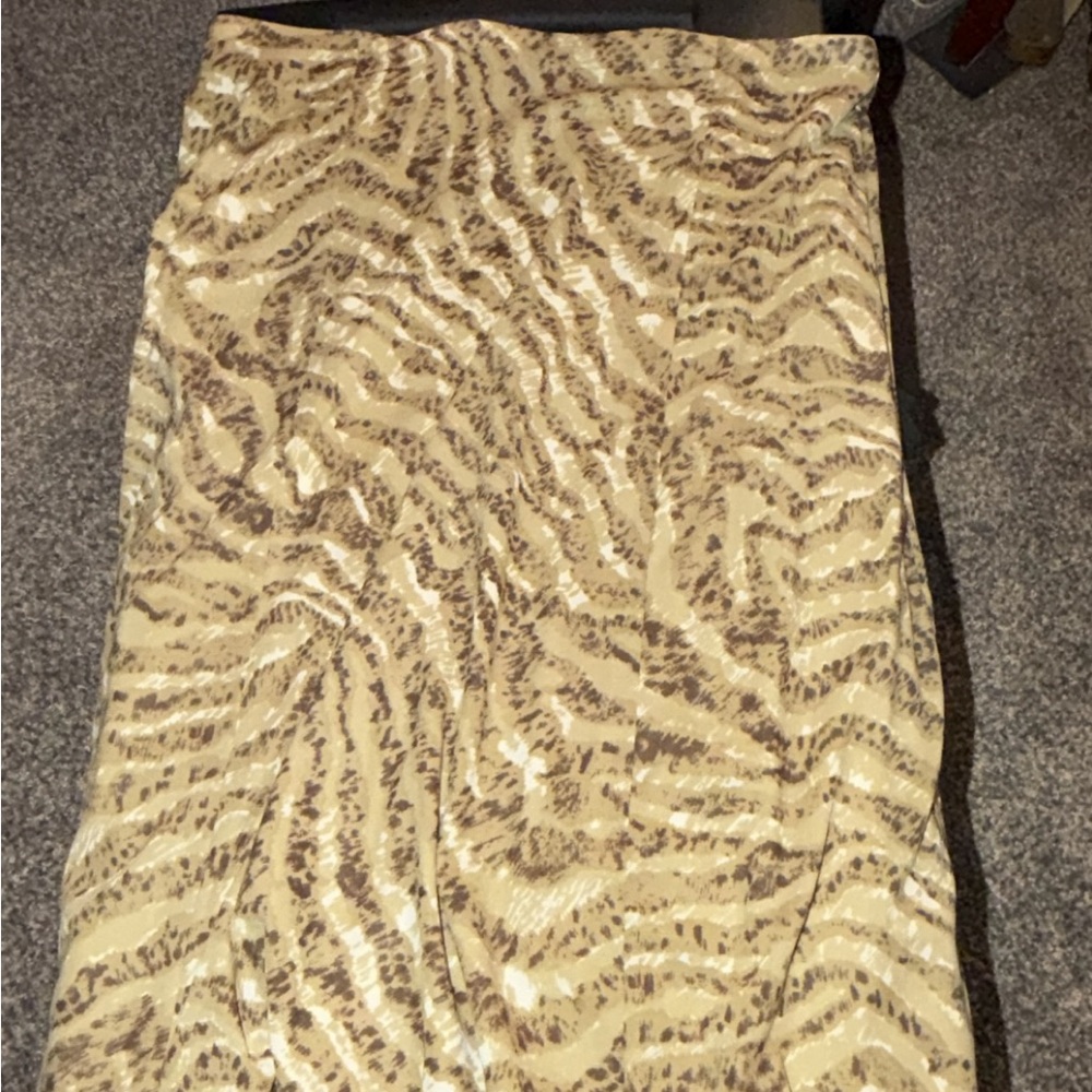 Jones New York Tan and Brown Skirt